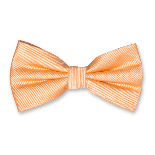 Nœud papillon homme orange pêche (1)