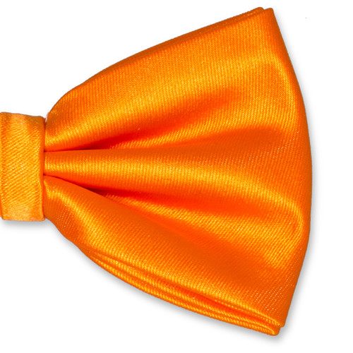 Nœud papillon en polyester orange  (2)