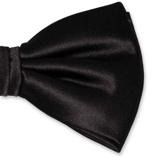 Nœud papillon en polyester noir (2)