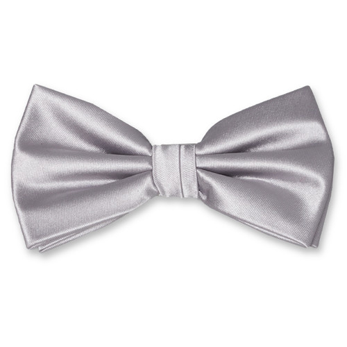 Nœud papillon en polyester gris  (1)