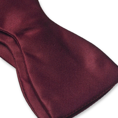 Nœud papillon bordeaux à nouer (2)