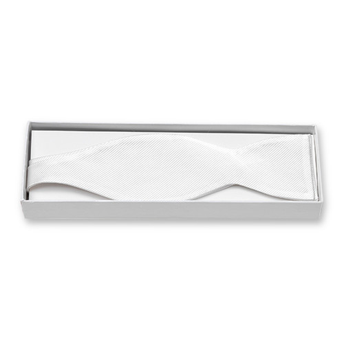 Nœud papillon blanc à nouer  (2)