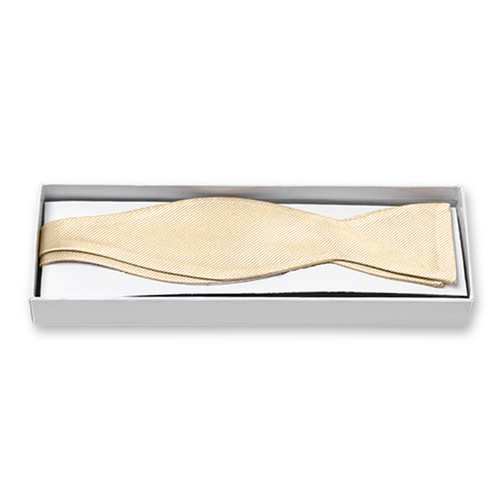 Nœud papillon écru à nouer  (2)