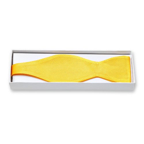 Nœud papillon jaune canari à nouer  (2)