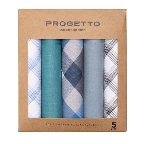 Mouchoirs homme - Bleu (1)