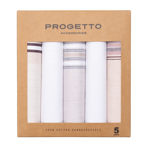 Mouchoirs homme - Beige (1)