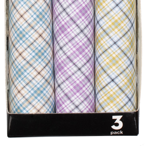 Mouchoirs homme - À carreaux (2)