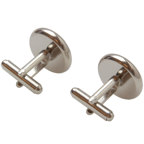 Boutons de manchette homme vert olive (2)