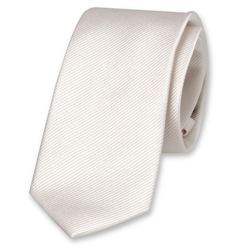 Cravate femme blanche - Soie (1)