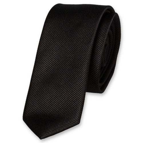 Cravate super slim noire (1)