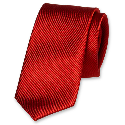 Cravate slim rouge (1)