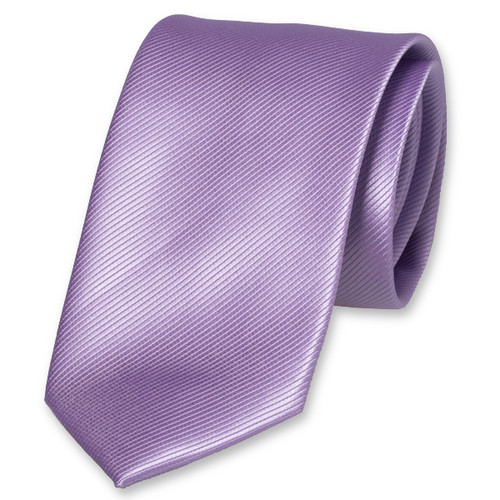 Cravate en polyester lilas (1)