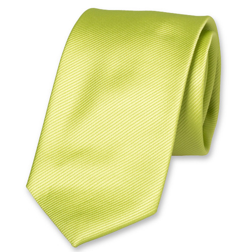 Cravate en polyester lime (1)
