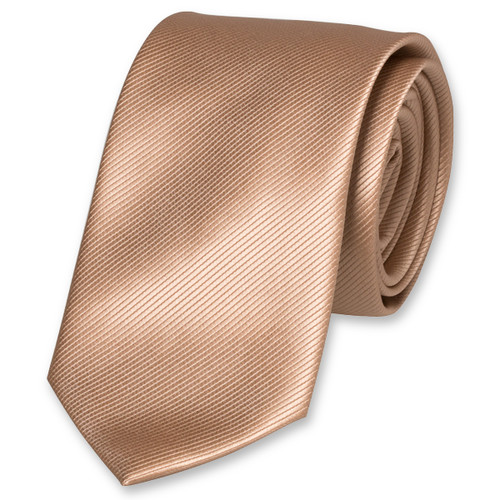 Cravate en polyester beige (1)