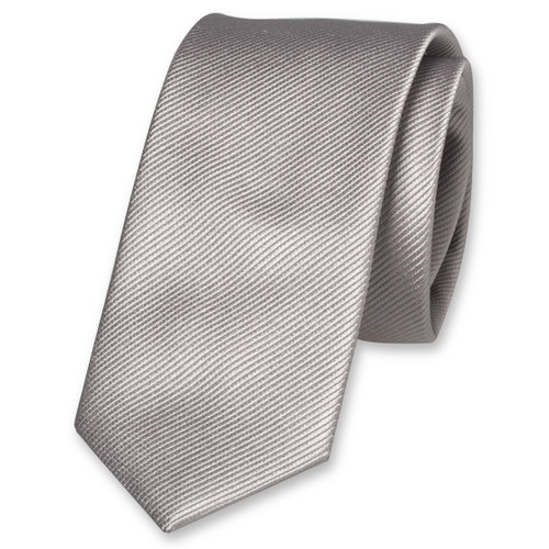 Cravate slim grise (1)
