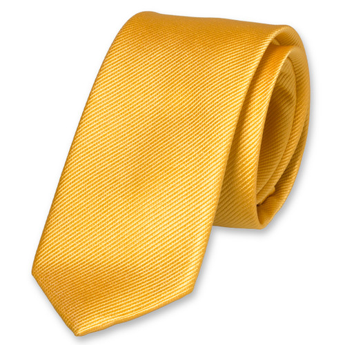 Cravate slim jaune (1)