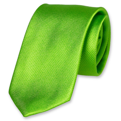 Cravate XL vert pomme (1)
