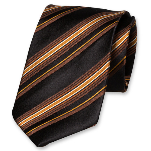 Cravate noir / brun (1)