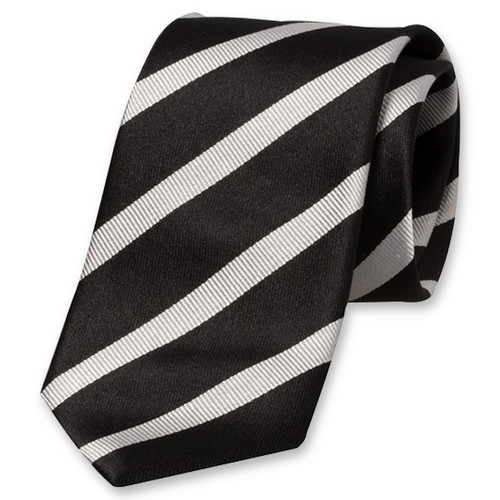 Cravate noir/gris (1)