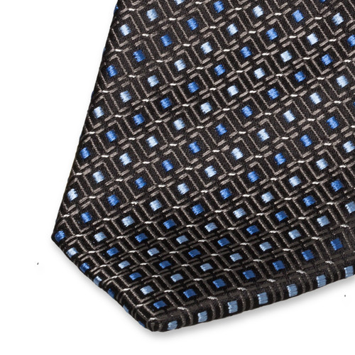 Cravate bleu clair/bleu (2)