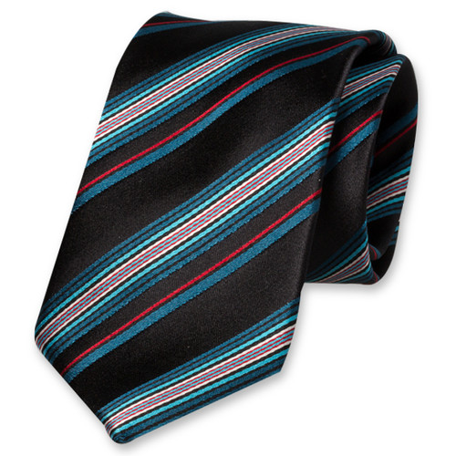 Cravate noir / multicolore (1)