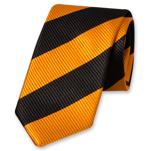 Cravate noir/orange (1)