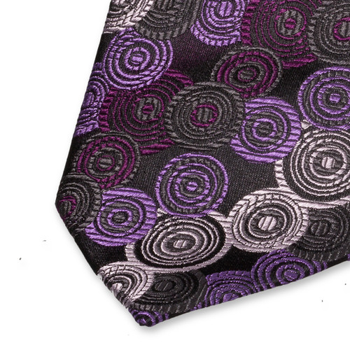 Cravates cercles violets (2)