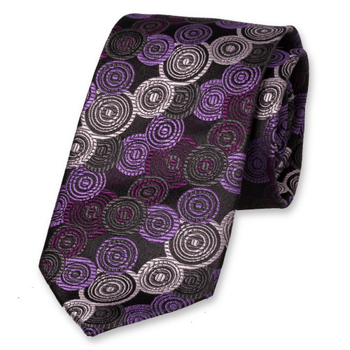 Cravates cercles violets (1)