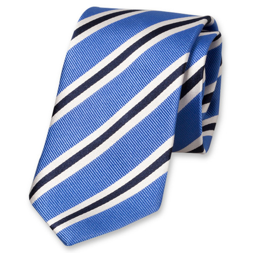 Cravate bleue à rayures (1)
