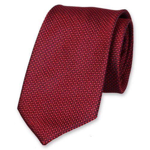 Cravate en deux nuances de rouge (1)