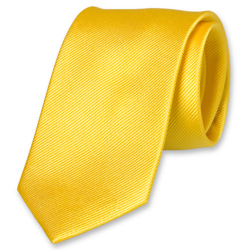 Cravate jaune canari (1)