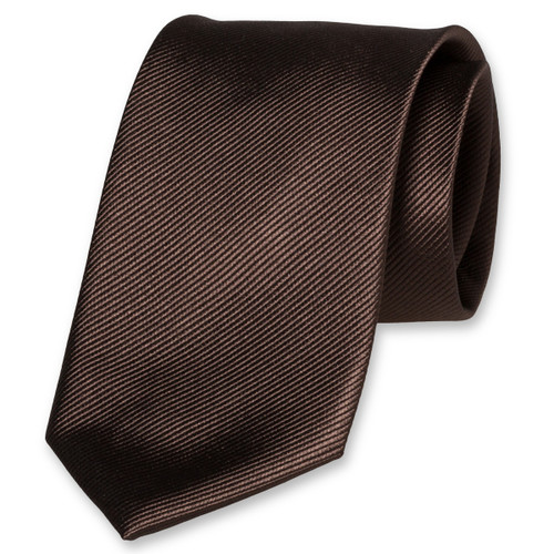 Cravate marron foncé (1)