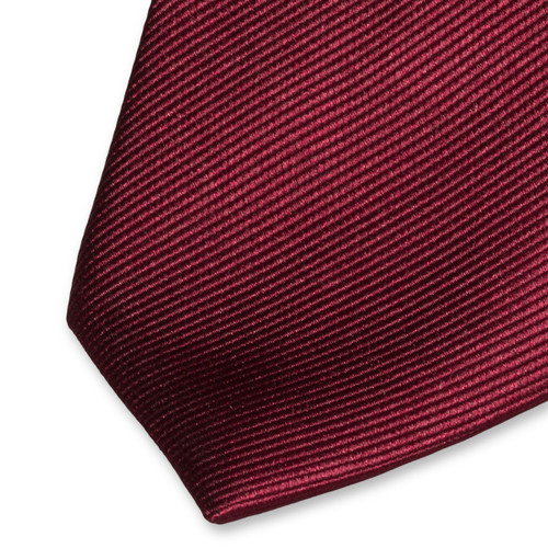 Cravate rouge bordeaux (2)