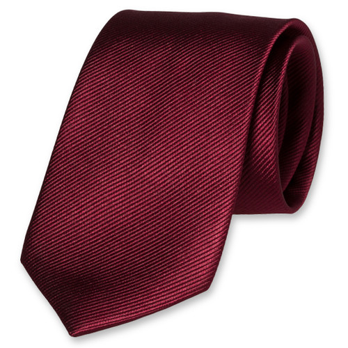 Cravate rouge bordeaux (1)