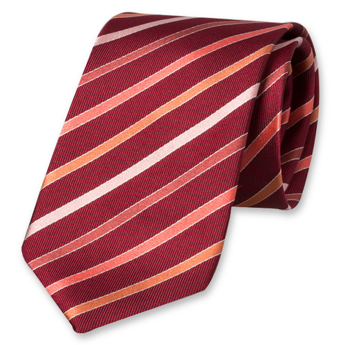 Cravate aux rayures rouges (1)