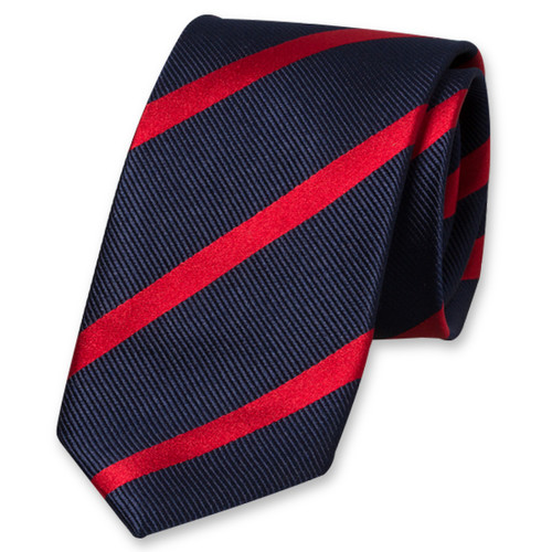 Cravate bleu foncé /rouge (1)