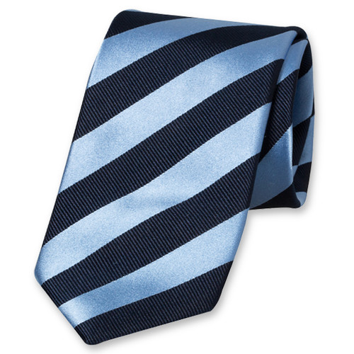 Cravate bleu marine/bleu (1)