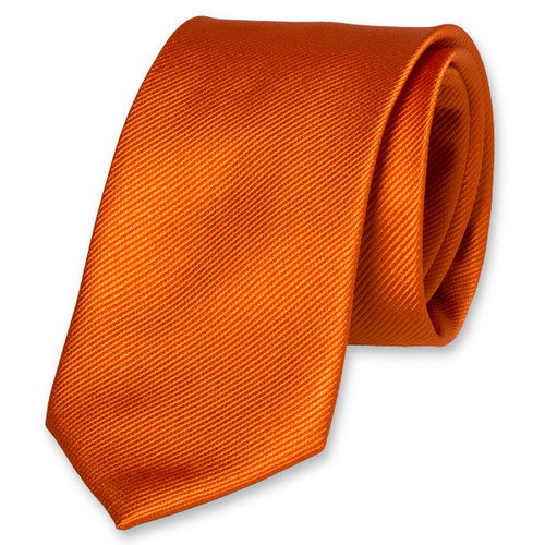 Cravate orange foncé (1)