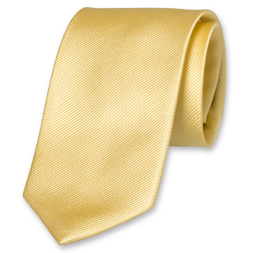 Cravate jaune pastel (1)