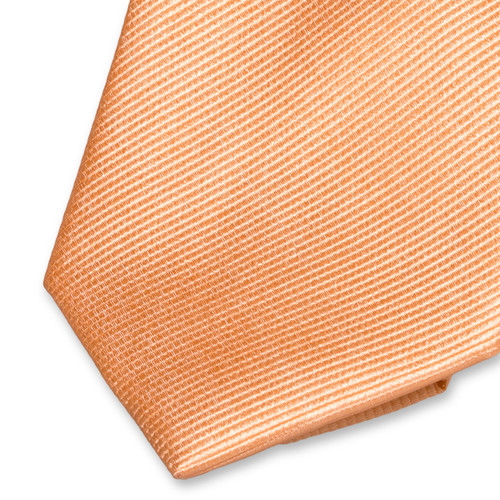 Cravate orange pêche (2)