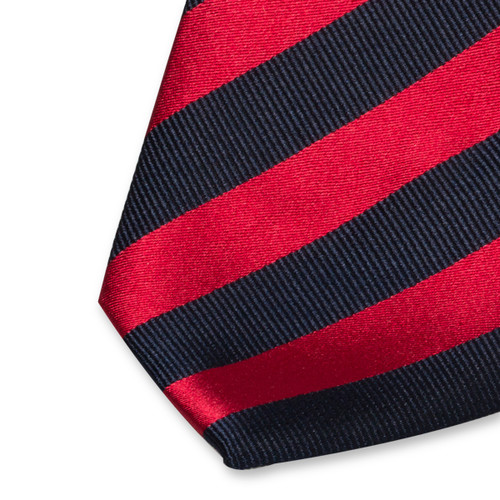 Cravate rouge/blue marine (2)