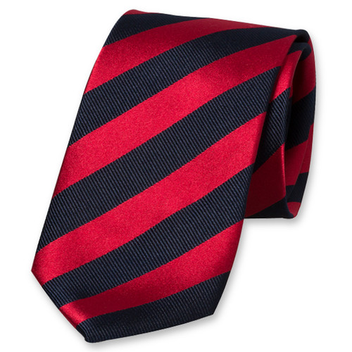 Cravate rouge/blue marine (1)