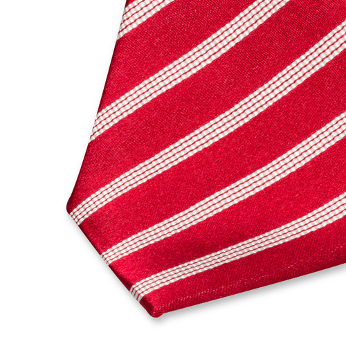 Cravate rouge vermillon (2)