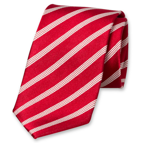Cravate rouge vermillon (1)