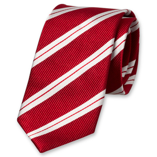 Cravate rouge/blanc (1)