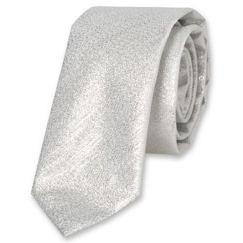 Cravate argentée scintillante (1)