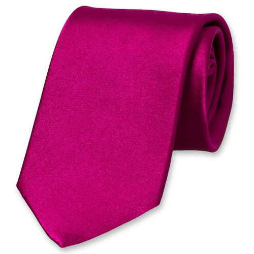 Cravate satin violet (1)