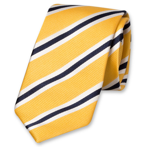 Cravate jaune à rayures (1)