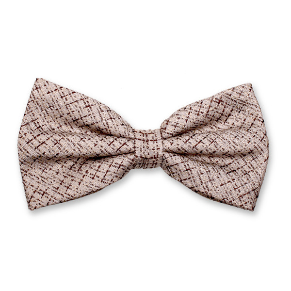 Noeud Papillon Bouclé Beige (1)