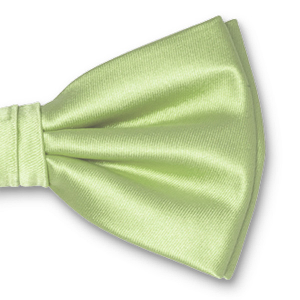 Nœud papillon en polyester vert menthe (2)